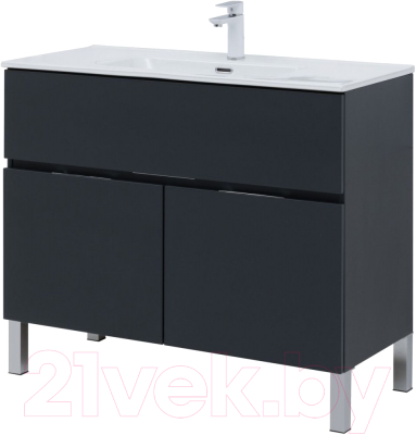 Комплект мебели для ванной Aquanet Алвита new 100 / 273988
