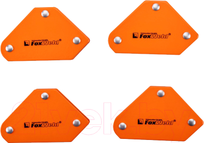 Набор магнитных фиксаторов FoxWeld FIX KIT-4 / 5391