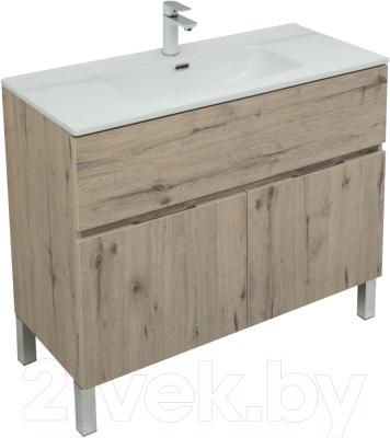 Комплект мебели для ванной Aquanet Алвита New 100 / 274115