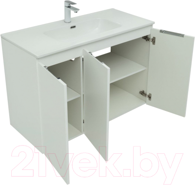 Комплект мебели для ванной Aquanet Алвита new 100 / 274111