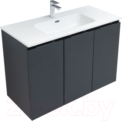 Комплект мебели для ванной Aquanet Алвита new 100 / 273986
