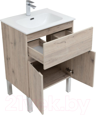 Комплект мебели для ванной Aquanet Алвита New 60 / 274527