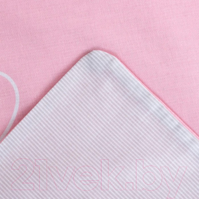 Комплект постельного белья Этель Pink heart / 7651731