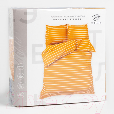 Комплект постельного белья Этель Mustard stripes / 6632198