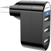 USB-хаб Borofone DH3 (черный) - 