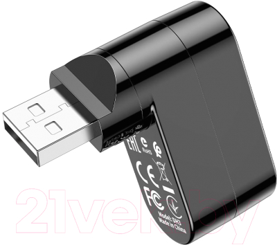 USB-хаб Borofone DH3 (черный)