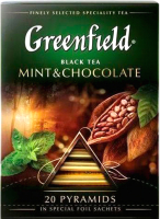 

Чай пакетированный GREENFIELD, Mint & Chocolate
