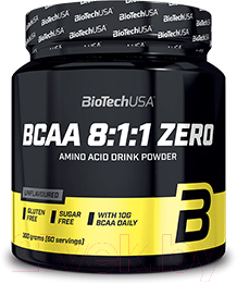 Аминокислоты BCAA BioTechUSA 8:1:1 Zero (250г, лед.чай/персик)