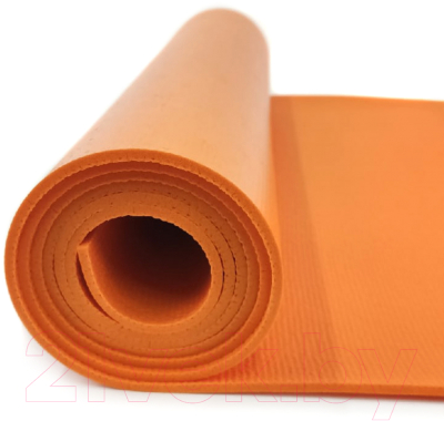 Коврик для йоги и фитнеса RamaYoga OM Germany 1 (оранжевый)