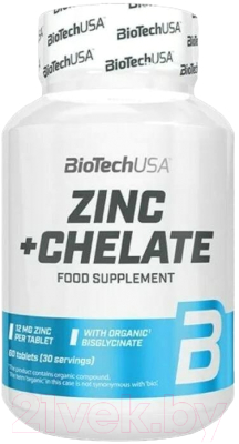 Комплексная пищевая добавка BioTechUSA Zinc + Chelate (60 таб)
