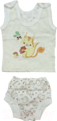Комплект одежды для малышей Три Медведя 709К (р.40/62, молочный)