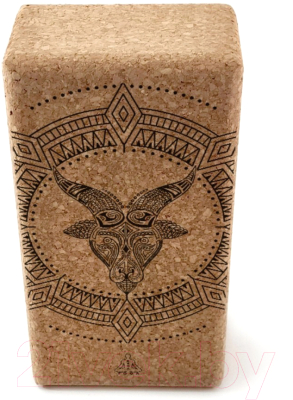 Блок для йоги RamaYoga Из пробки Capricorn Zodiac Collection
