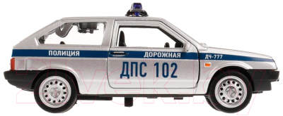 Автомобиль игрушечный Технопарк Lada-2108 Спутник Полиция / 2108-12SLPOL-SR