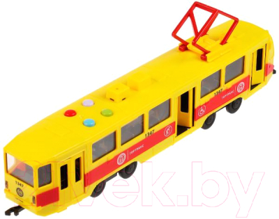 Трамвай игрушечный Технопарк TRAM71403-30PL-YERD