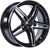 

Литой диск Alcasta, M43 16x6.5" 5x105мм DIA 56.6мм ET 39мм BKF