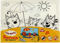 

Набор для рисования MultiArt, Три кота / 200CANV15X20-TC3