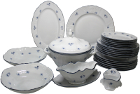 Набор столовой посуды Thun 1794 Bernadotte Синие мелкие цветы / БЕР0133 - 