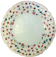 Тарелка закусочная (десертная) Thun 1794 Bernadotte Цветочный декор / БЕР0139 (19см) - 