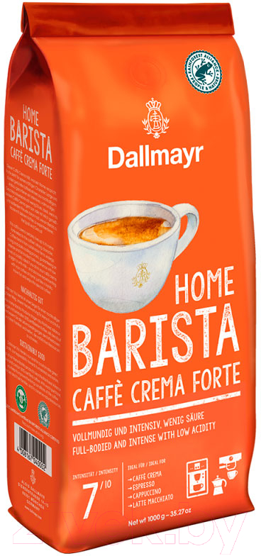 Кофе в зернах Dallmayr Home Barista Caffe Crema Forte / 12866