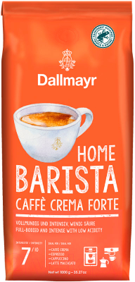 Кофе в зернах Dallmayr Home Barista Caffe Crema Forte / 12866 (1кг)