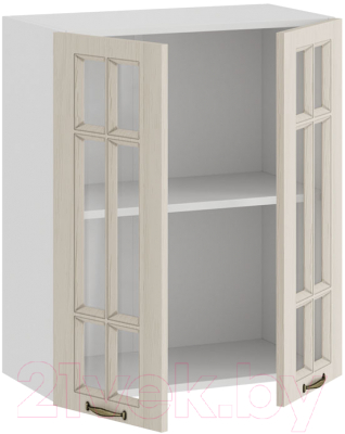 Шкаф навесной для кухни ТриЯ Лина 1В6С (белый/крем)