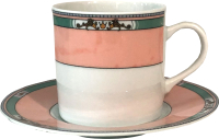 Чашка с блюдцем Thun 1794 Cairo Розовый декор / КАР0055 - 
