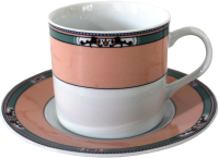 Чашка с блюдцем Thun 1794 Cairo Розовый декор / КАР0038 - 