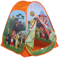 Детская игровая палатка Играем вместе Лео и Тиг / GFA-LEOTIG01-R - 