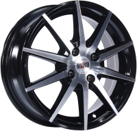 

Литой диск Alcasta, M53 16x6.5" 5x114.3мм DIA 60.1мм ET 45мм BKF