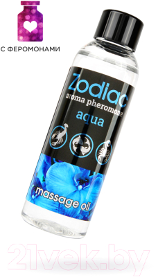 Эротическое массажное масло Bioritm Zodiac Aqua с феромонами / 13022 (75мл)
