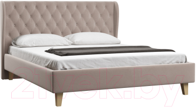 Полуторная кровать Woodcraft Грац-Н 140 вариант 19