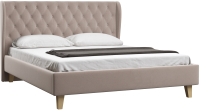 Двуспальная кровать Woodcraft Грац-Н 160 вариант 19 - 