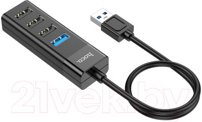 USB-хаб Hoco HB25 USB-USB (черный)