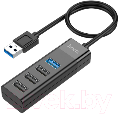 USB-хаб Hoco HB25 USB-USB (черный)