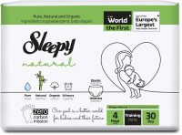 Подгузники-трусики детские Sleepy Natural Jumbo Pack Maxi (30шт) - 