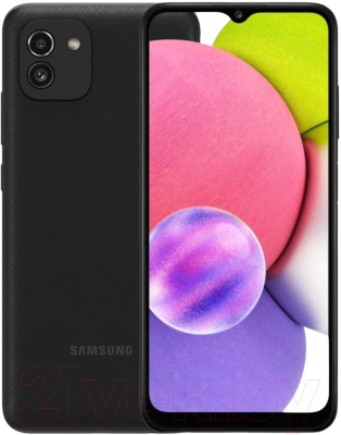 Смартфон Samsung Galaxy A03 32GB / SM-A035F (черный)