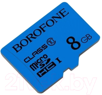 Карта памяти Borofone MicroSDHC Class 10 8GB без адаптера