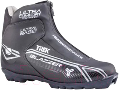 Ботинки для беговых лыж TREK Blazzer 4 N (черный/серый, р-р 46)