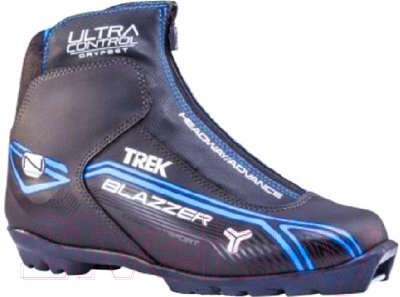 Ботинки для беговых лыж TREK Blazzer Comfort 3 N (черный/синий, р-р 45)