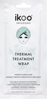 

Маска для волос Ikoo, Infusions Thermal Treatment Wrap Hydrate&Shine