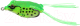 Миниатюра изображения товара Воблер Namazu Frog 11 YR Hooks BN №4 / 434520