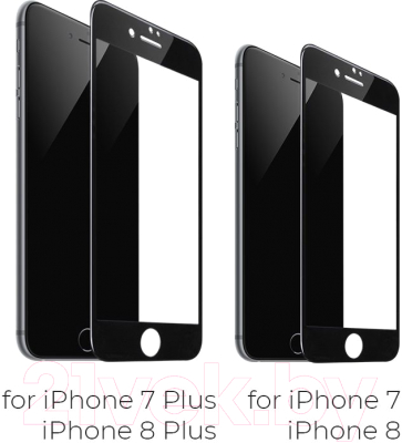 Защитное стекло для телефона Hoco G1 для iPhone 7 Plus/8 Plus (черный)