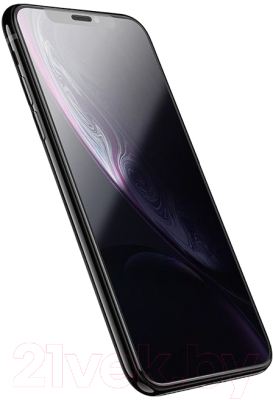 Защитное стекло для телефона Hoco G1 для iPhone XS Max/11 Pro Max (черный)