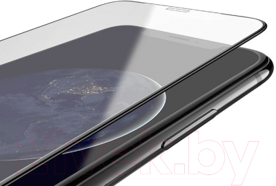 Защитное стекло для телефона Hoco G2 для iPhone XS Max/11 Pro Max (черный)