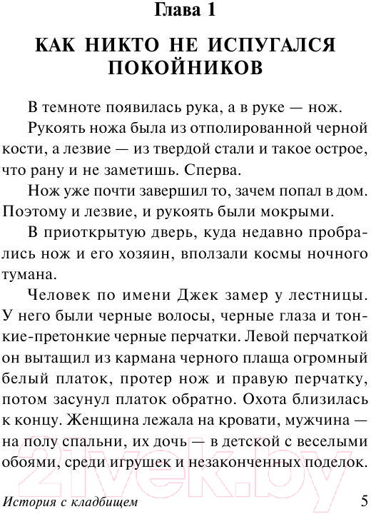 Художественная книга АСТ История с кладбищем. Эксклюзив Миллениум (Гейман Н.) — фото 5