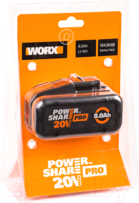 Аккумулятор для электроинструмента Worx WA3648