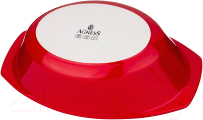 Форма для запекания Agness 189-307 (красный)
