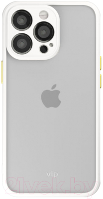 Чехол-накладка VLP Matte Case для iPhone 13 Pro / vlp-PC21-P61WH (белый)