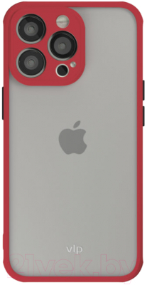 Чехол-накладка VLP Matte Case для iPhone 13 Pro / vlp-PC21-P61RD (красный)