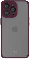 Чехол-накладка VLP Matte Case для iPhone 13 Pro / vlp-PC21-P61MS (марсала) - 